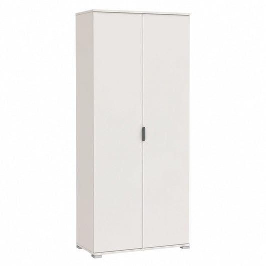 Milani Home Armadio a Doppia Anta per Soggiorno, Cucina o Bagno, Made in Italy, 75x38x174 cm